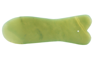Jade steen in de vorm van een vis